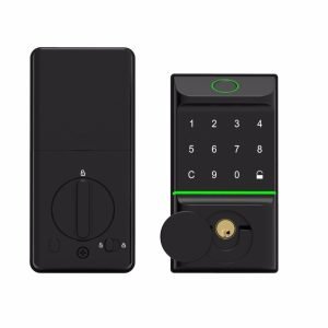 DS0057 smart deadbolt locks with password and key unlock