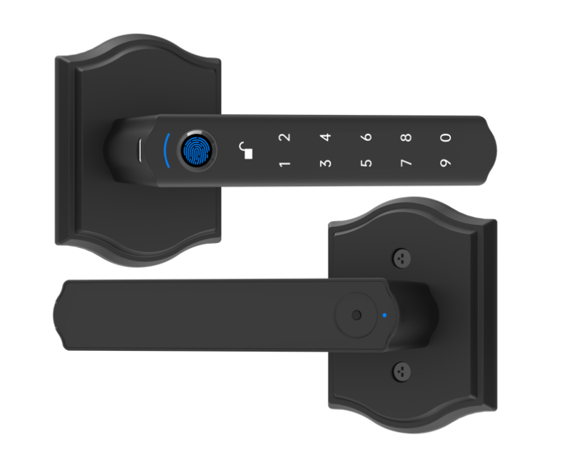 G900 smart door levers with passwords and fingerprint unlock