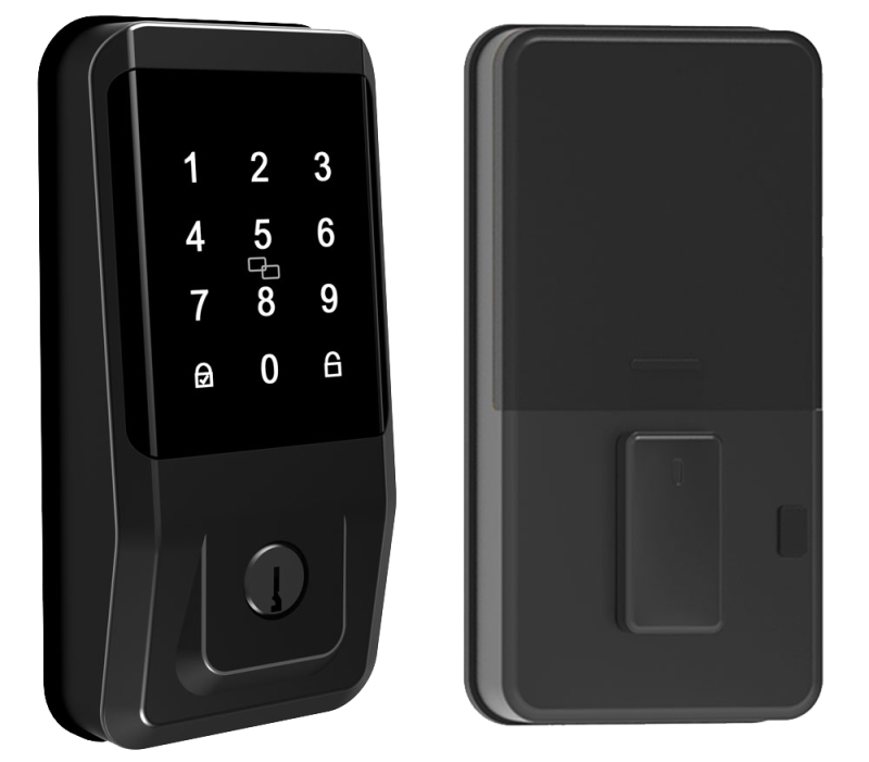 GCC001 smart hotel locks with password and cards unlocking
