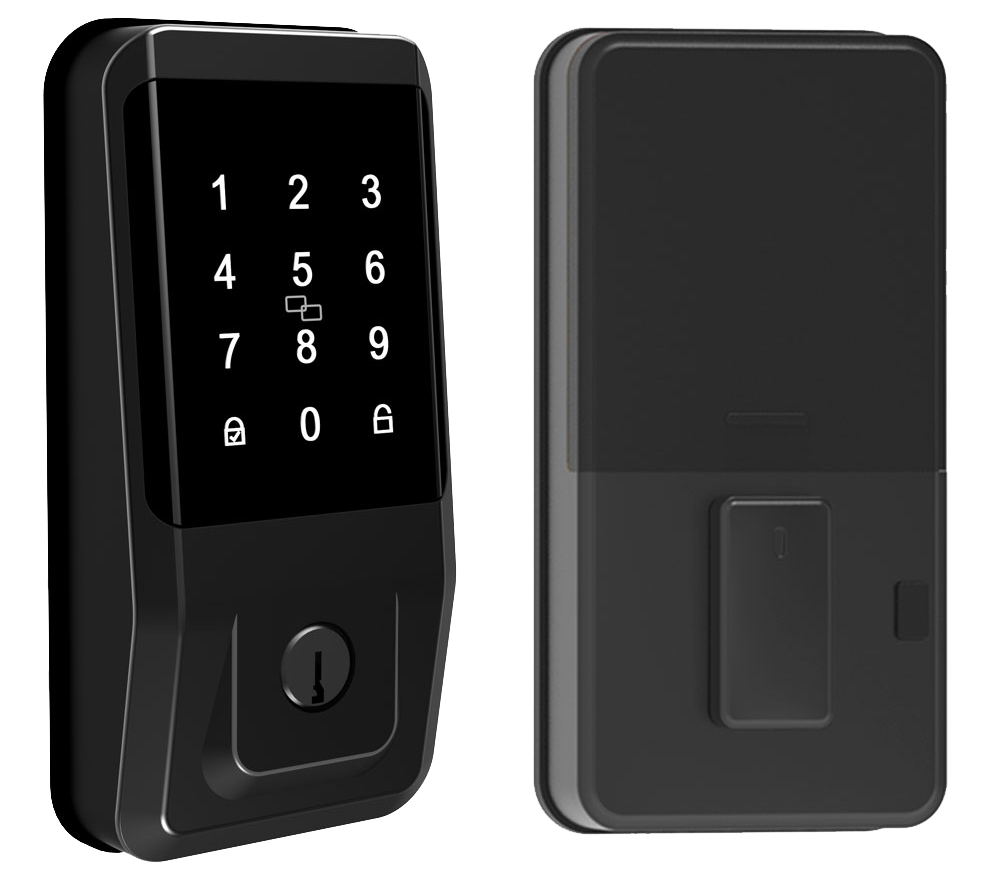GCC001 smart hotel locks with password and cards unlocking.png
